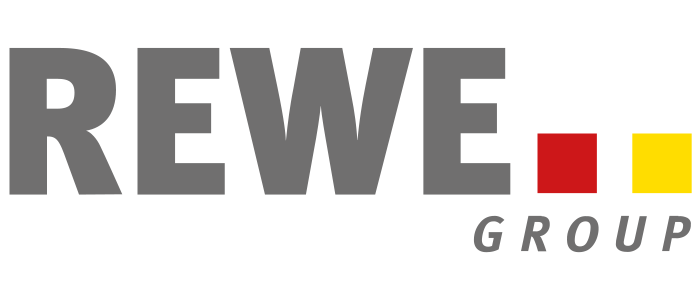 Sie sehen das Logo der REWE group Gesellschaften.