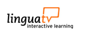 Sie sehen das Logo von Linguatv.