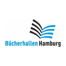 Sie sehen das Logo der Bücherhallen Hamburg.