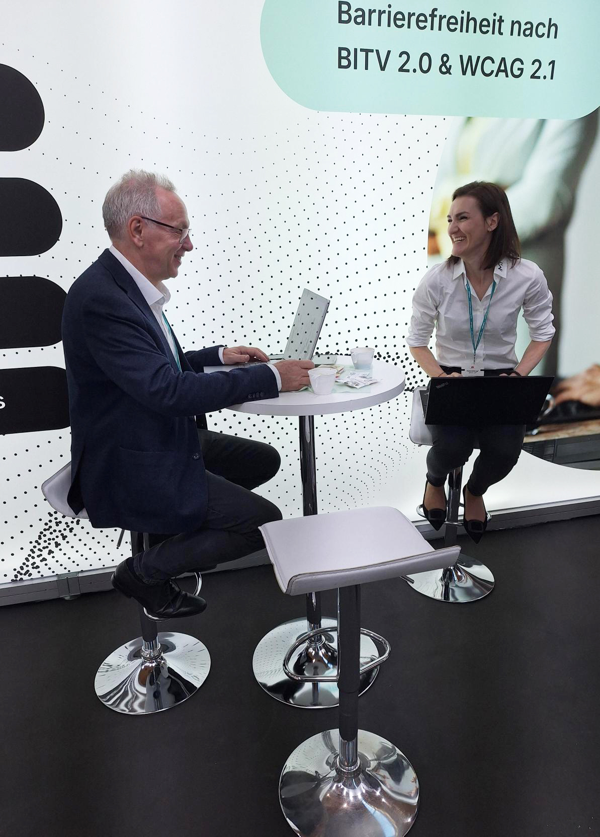 Unsere Geschäftsführung auf der LEARNTEC 2025 - Wolfgang Schaffer und Irmgard Hoislbauer