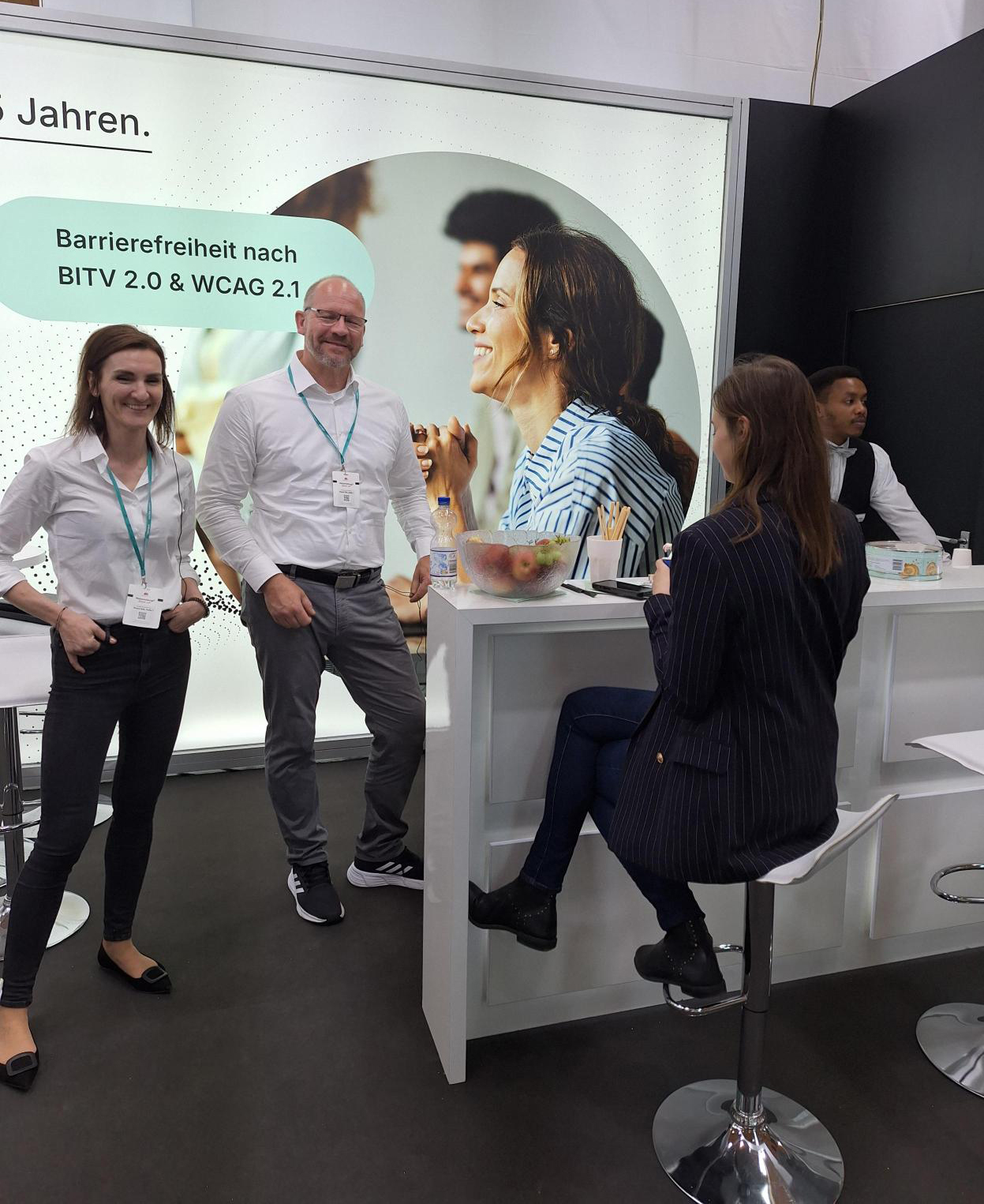 Unsere Kollegen auf der LEARNTEC 2025 - Irmgard Hoislbauer und Oliver Plick
