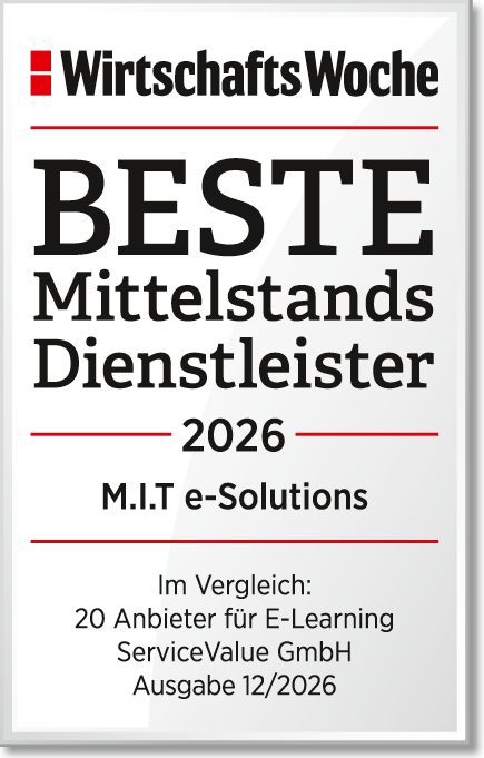Beste Mittelstands-Dienstleister 2026 als Anbieter für E-Learning