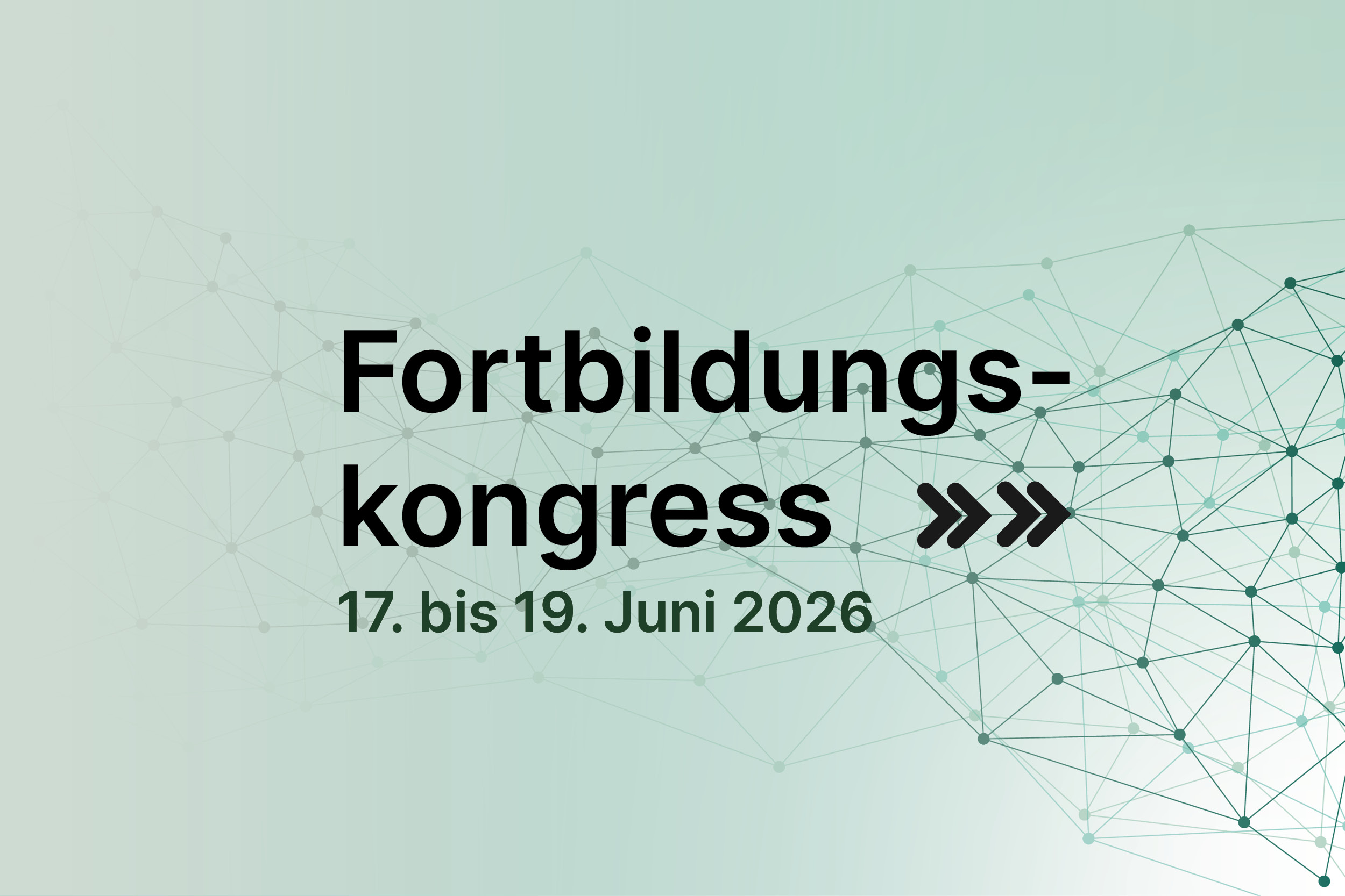 Fortbildungskongress 2026 3 Wir sind zu Gast beim Fortbildungskongress 2026.
