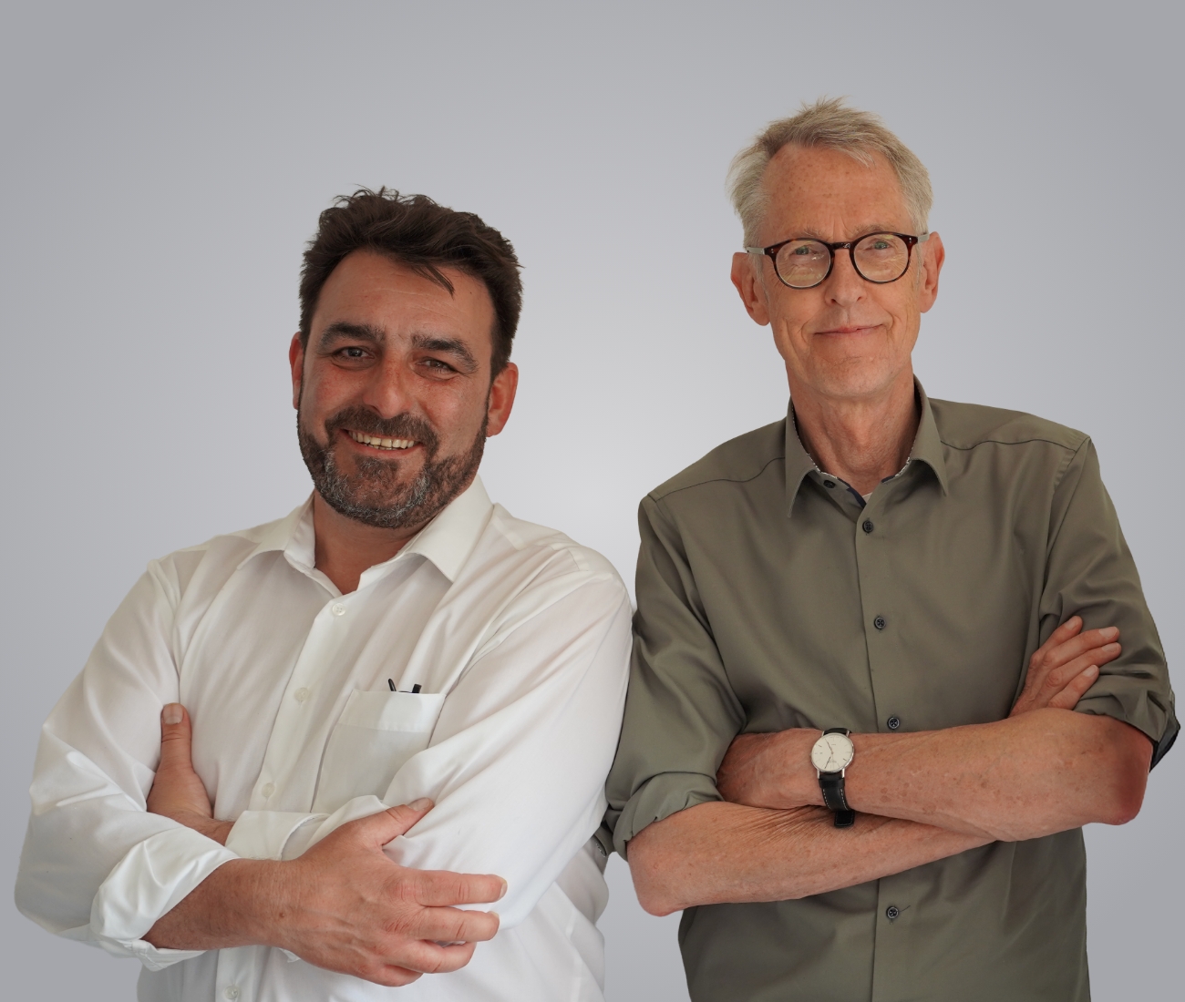Unser E-Learning Sales Team: Oliver Esser und Onno Reiners
