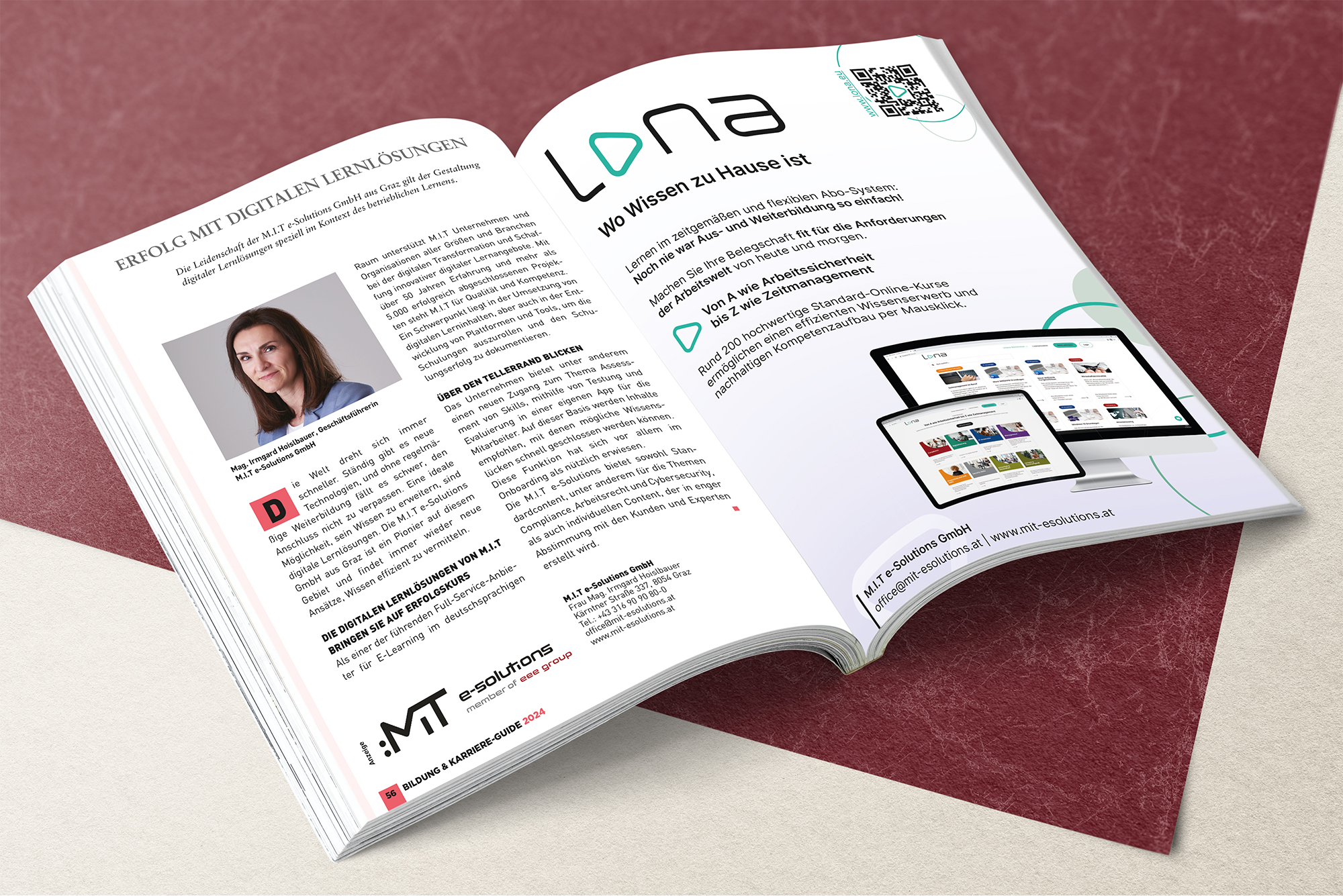 Presse "Erfolg mit digitalen Lernlösungen" im New Business Bildungs-Guide