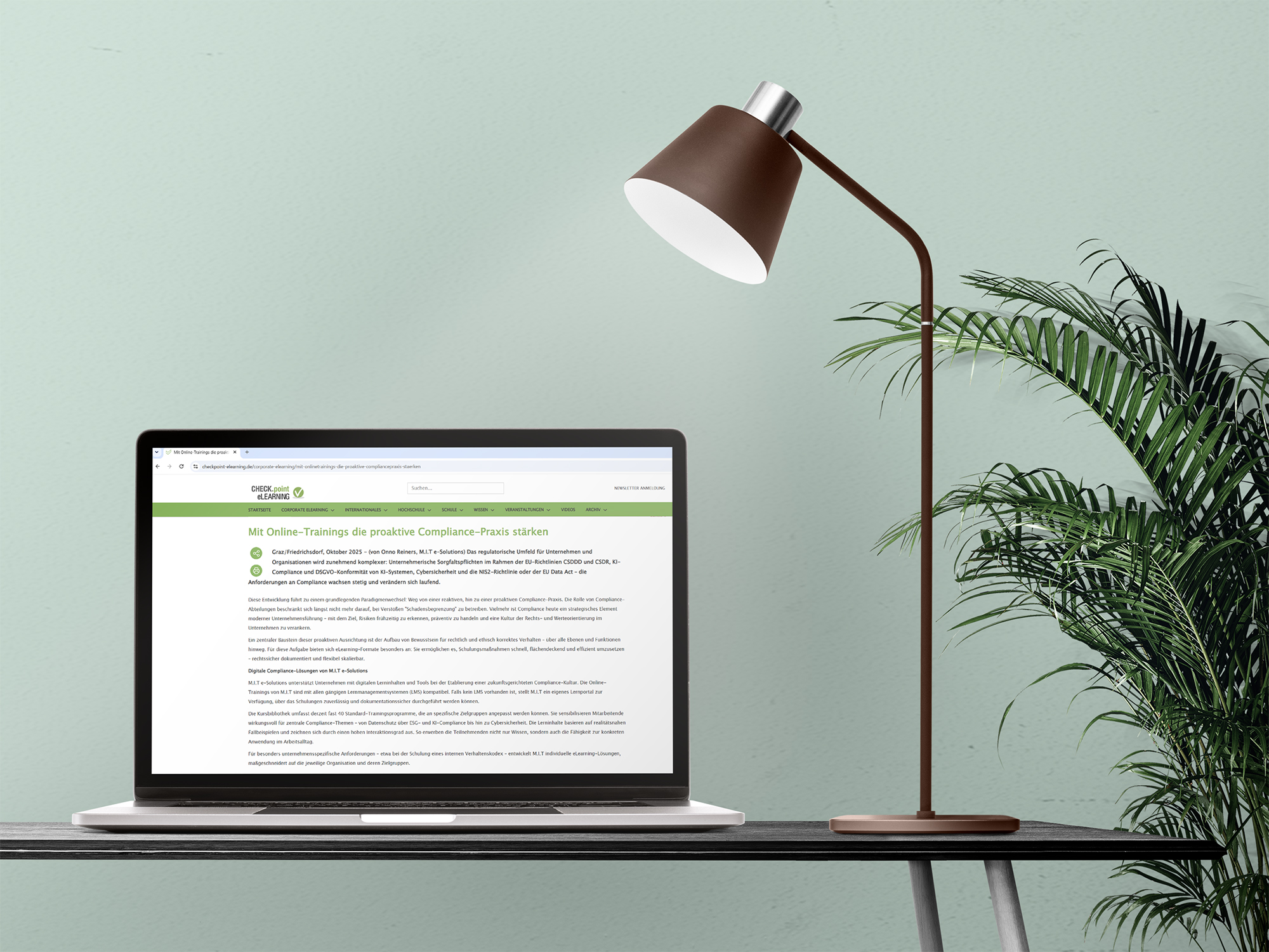 Pressemitteilung "Mit Online-Trainings die proaktive Compliance-Praxis stärken"